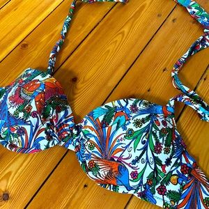 Anthropologie bathing suit top, size Large
